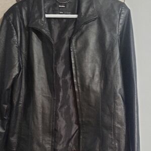 Majora  Black Leather Jacket